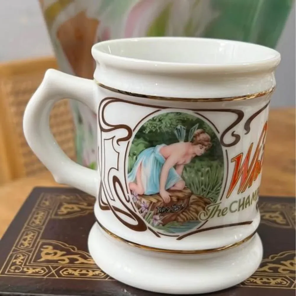 Porcelain Mug Collection Franklin Porcelain 1985, White Rock The Corner Store